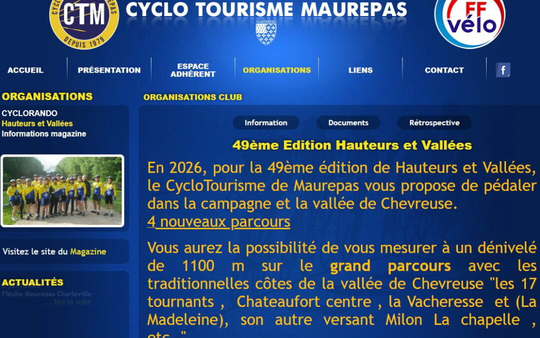 Dimanche 19 avril 2026 Hauteurs et Vallées Maurepas